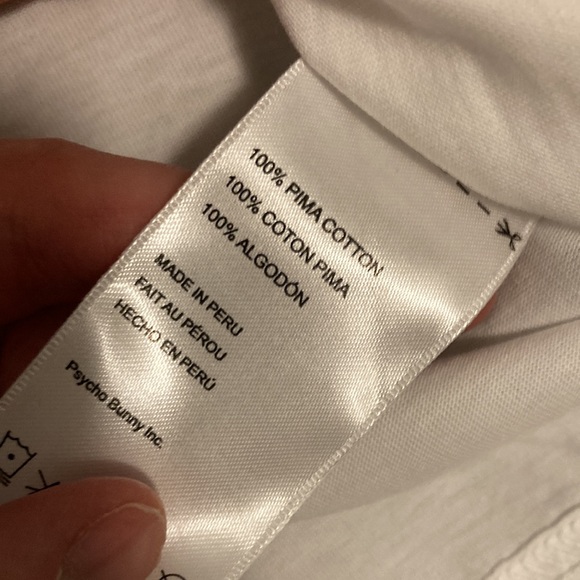 NWT Psycho Bunny Pima Logo Tee - Picture 8 of 9